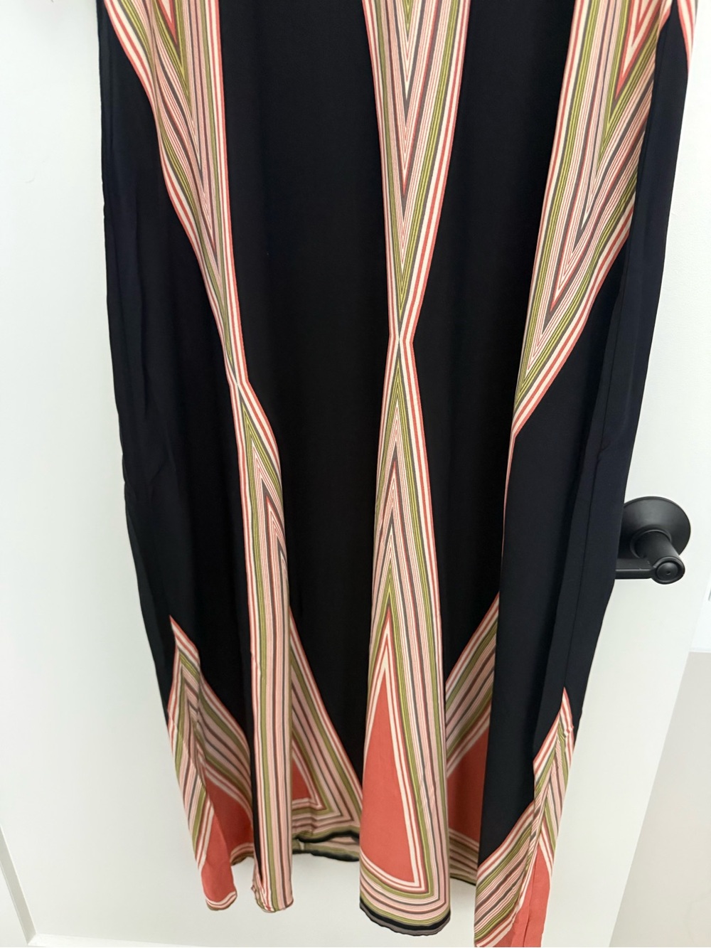 Lulus Montecito Black Print Maxi Dress M - Picture 17 of 17
